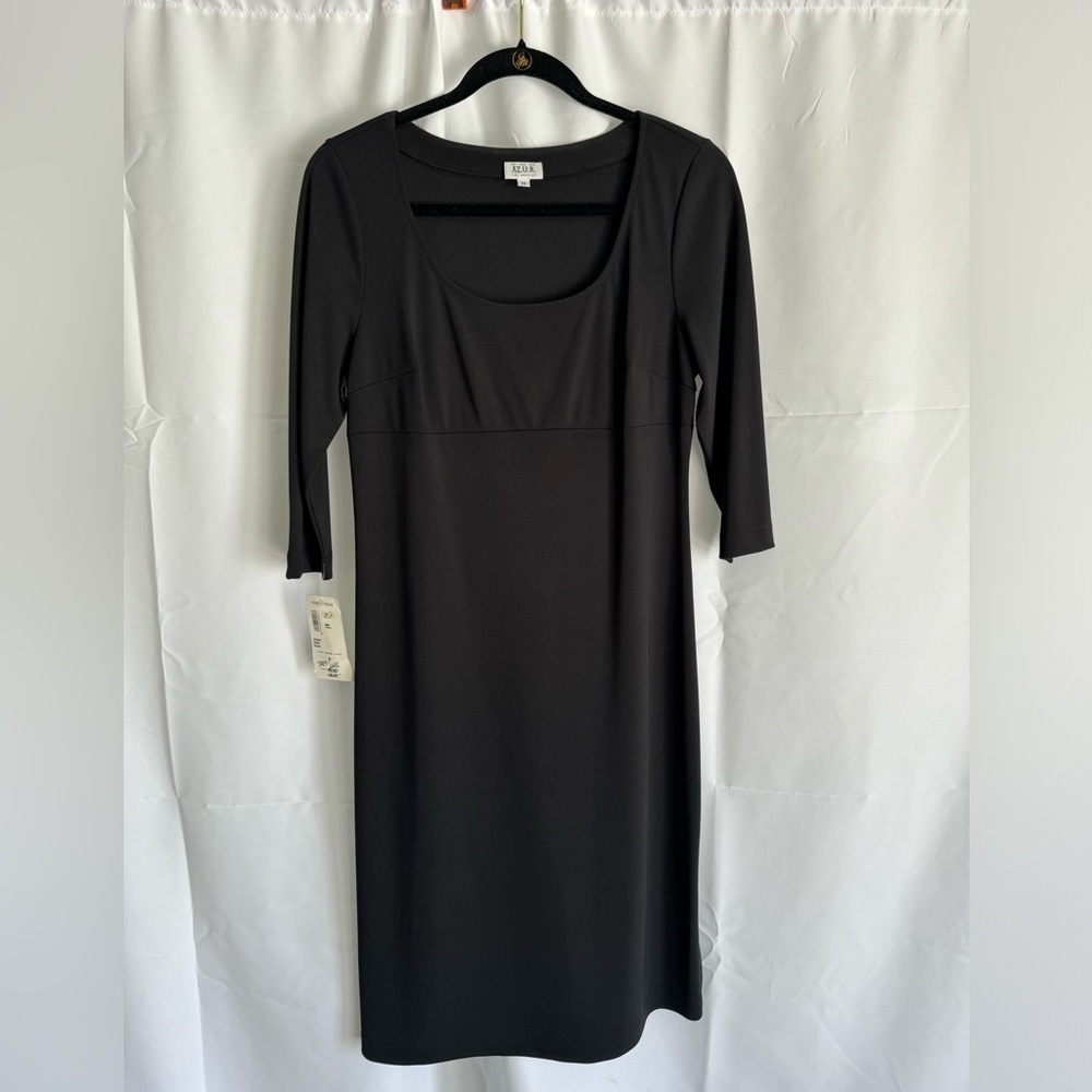 AZ.U.R Black Midi dress. Sz Medium